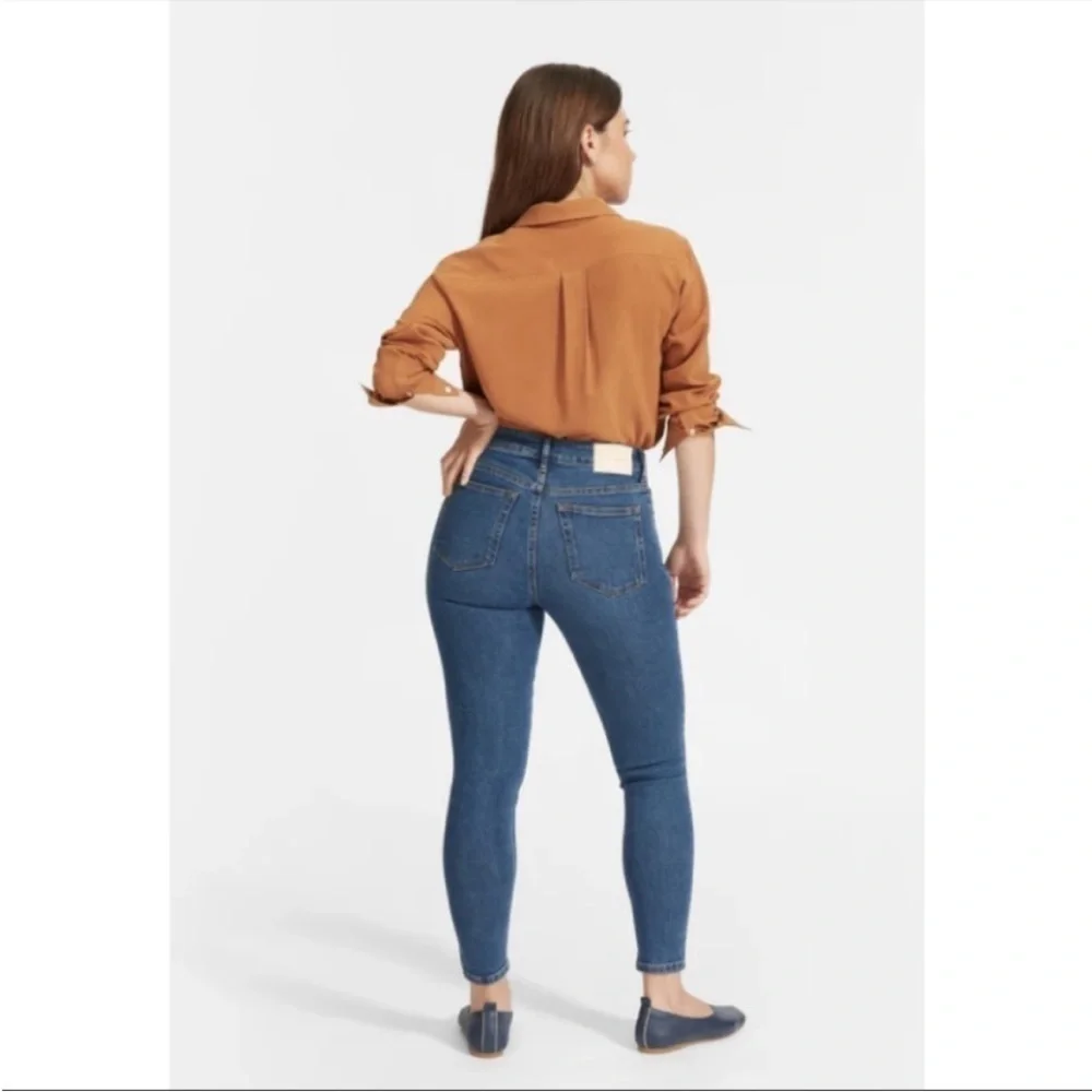 Everlane The Curvy High Rise Skinny Jeans 25 Crop